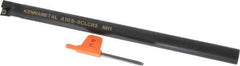 Kennametal - 19.56mm Min Bore Diam, 10" OAL, 5/8" Shank Diam, A-SCLC Indexable Boring Bar - CC.. Insert, Screw Holding Method - Americas Industrial Supply
