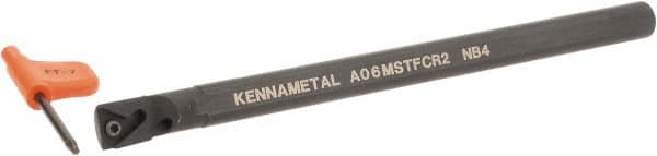 Kennametal - 12.19mm Min Bore Diam, 6" OAL, 3/8" Shank Diam, A-STFC Indexable Boring Bar - TC.. Insert, Screw Holding Method - Americas Industrial Supply
