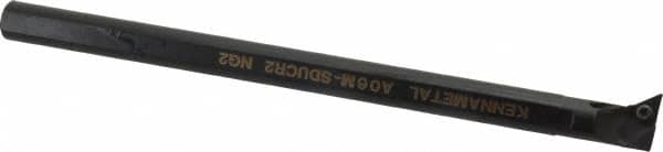 Kennametal - 15.24mm Min Bore Diam, 152.4mm OAL, 3/8" Shank Diam, A-SDUC Indexable Boring Bar - DC.. Insert, Screw Holding Method - Americas Industrial Supply