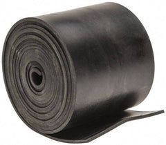 Made in USA - 1/16" Thick x 2" Wide x 60" Long, Plain Backed Neoprene Rubber Strip - Stock Length, 70 Shore A Durometer, 2,500 psi Tensile Strength, -40 to 225°F, Black - Americas Industrial Supply