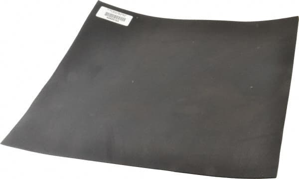 Made in USA - 12" Long, 12" Wide, 1/16" Thick, Neoprene Rubber Foam Sheet - 50 to 60 Durometer, Black, -20 to 170°F, 2,500 psi Tensile Strength, Adhesive Backing, Stock Length - Americas Industrial Supply