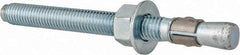 Red Head - 1/2 Inch Diameter, 1/2-13 Inch Thread, 5-1/2 Inch Overall Length, Grade 3, Wedge Expansion Concrete Anchor - Steel, Zinc Plated, 4 Inch Thread Length, Tie Wire Head, 1/2 Inch Drill - Americas Industrial Supply