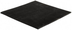 Made in USA - 12" Long, 12" Wide, 1/4" Thick, Neoprene Rubber Foam Sheet - 65 to 75 Durometer, Black, -20 to 180°F, 1,000 psi Tensile Strength, Plain Backing, Stock Length - Americas Industrial Supply