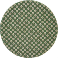 Norton - 2" Diam, 60 Grit Diamond Adhesive PSA Disc - Coarse Grade, Green, Cloth Backing, Flexible - Americas Industrial Supply