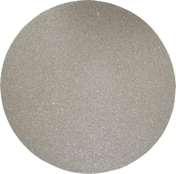Norton - 5" Diam, 120 Grit Diamond Adhesive PSA Disc - Medium Grade, Black, Cloth Backing, Flexible - Americas Industrial Supply