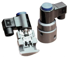 Plast-O-Matic - Direct Acting, PVC Solenoid Valve - Normally Closed, Viton Seal - Americas Industrial Supply