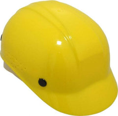 North - 4-Point Suspension, High Density Polyethylene Bump Cap - Pinlock, Vented, Yellow - Americas Industrial Supply