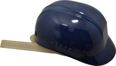North - 4-Point Suspension, High Density Polyethylene Bump Cap - Pinlock, Vented, Navy Blue - Americas Industrial Supply