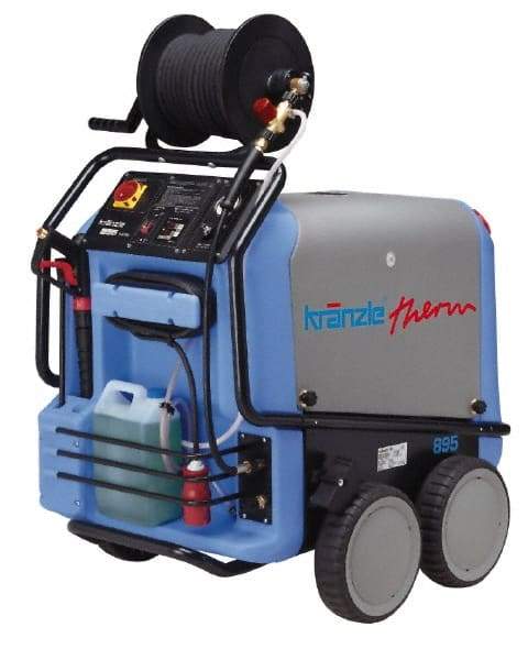 Kranzle - Electric, 7.5 hp, 2,400 psi, 5 GPM, Hot Water Pressure Washer - 66' Hose, 220 Max Volts - Americas Industrial Supply