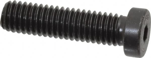 Value Collection - 3/8-16 UNC Hex Socket Drive, Low Socket Cap Screw - Alloy Steel, Black Oxide Finish, Fully Threaded, 1-1/2" Length Under Head - Americas Industrial Supply