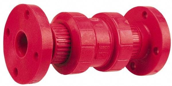 NIBCO - 1/2" PVDF Check Valve - Flanged, 1,360 WOG - Americas Industrial Supply