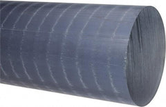 Made in USA - 2' Long, 5" Diam, Polypropylene Plastic Rod - Natural (Color) - Americas Industrial Supply