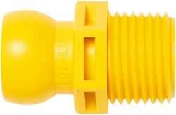 Loc-Line - 1/2" Hose ID, Male to Female Coolant Hose Connector - 1/2" NPT, For Loc-Line Modular Hose Systems - Americas Industrial Supply