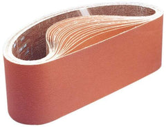 3M - 37" Wide x 75" OAL, 120 Grit, Aluminum Oxide Abrasive Belt - Aluminum Oxide, Fine, Coated, X Weighted Cloth Backing, Wet/Dry, Series 361F - Americas Industrial Supply