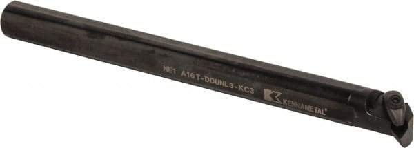 Kennametal - 1.3" Min Bore Diam, 12" OAL, 1" Shank Diam, A-DDUN-KC Indexable Boring Bar - DN.. Insert, Clamp Holding Method - Americas Industrial Supply