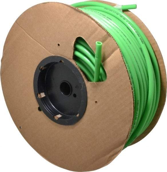 Parker - 0.275" ID x 3/8" OD, 3/64" Wall Thickness, 250' Long, Nylon Tube - Green, 250 Max psi, -65 to 200°F - Americas Industrial Supply