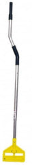 Rubbermaid - 54 to 66" Swivel & Telescoping Metal Quick Connect Mop Handle - 1 to 1-1/4" Wet Mop Head Band, Polypropylene Connector, Use with Wet Mops - Americas Industrial Supply