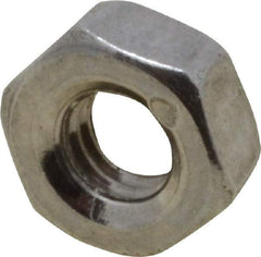 Value Collection - M3x0.50 Metric Coarse Stainless Steel Right Hand Hex Nut - 5.5mm Across Flats, 2.4mm High, Uncoated - Americas Industrial Supply