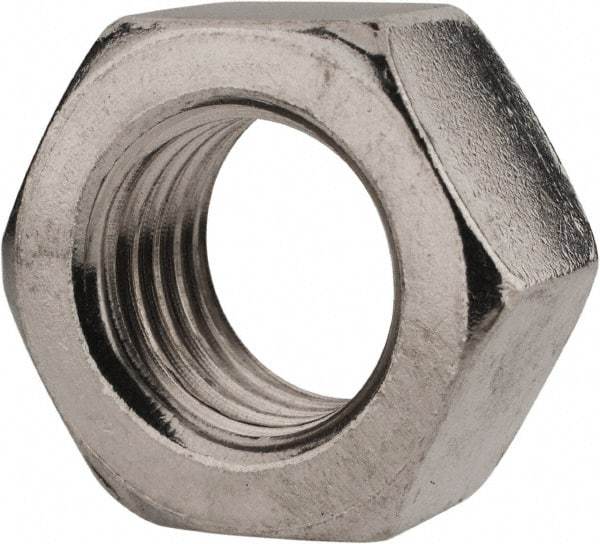 Value Collection - M20x2.50 Metric Coarse Stainless Steel Right Hand Hex Nut - 30mm Across Flats, 16mm High, Uncoated - Americas Industrial Supply