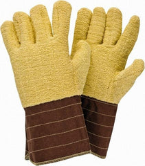 Jomac Products - Size XL Wool Lined Kevlar Heat Resistant Glove - 13" OAL, Gauntlet Cuff - Americas Industrial Supply