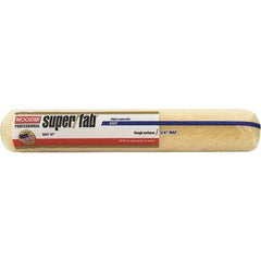 Wooster Brush - 3/4" Nap, 18" Wide Paint Roller - Semi-Rough to Rough Texture, Synthetic Knit - Americas Industrial Supply