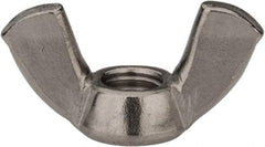 Value Collection - M8x1.25 Metric Coarse, Stainless Steel Standard Wing Nut - Grade 316, Austenitic Grade A4, 30.3mm Wing Span, 14.8mm Wing Span - Americas Industrial Supply
