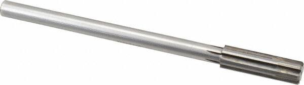 Made in USA - 0.592" Carbide-Tipped 6 Flute Chucking Reamer - Americas Industrial Supply