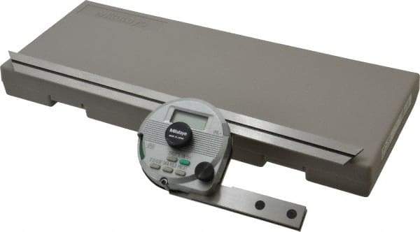 Mitutoyo - 360° Measuring Range, Digital Protractor - 0.01° Resolution, Accuracy Up to 0.03°, CR2032 Lithium Battery Not Included - Americas Industrial Supply