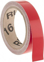 NMC - Red Solid Color Vinyl Tape - 1" Wide x 30' Long x 0.002" Thick, General Traffic - Americas Industrial Supply
