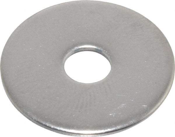 Value Collection - M5 Screw, Grade 18-8 Stainless Steel Fender Flat Washer - 5.3mm ID x 20mm OD, Plain Finish - Americas Industrial Supply