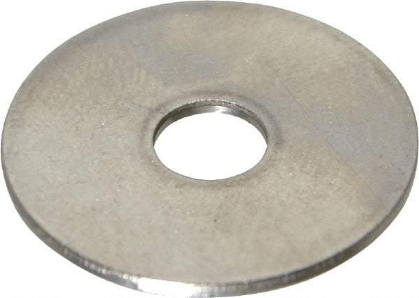 Value Collection - M6 Screw, Grade 18-8 Stainless Steel Fender Flat Washer - 6.4mm ID x 24mm OD, 1.2mm Thick, Plain Finish - Americas Industrial Supply
