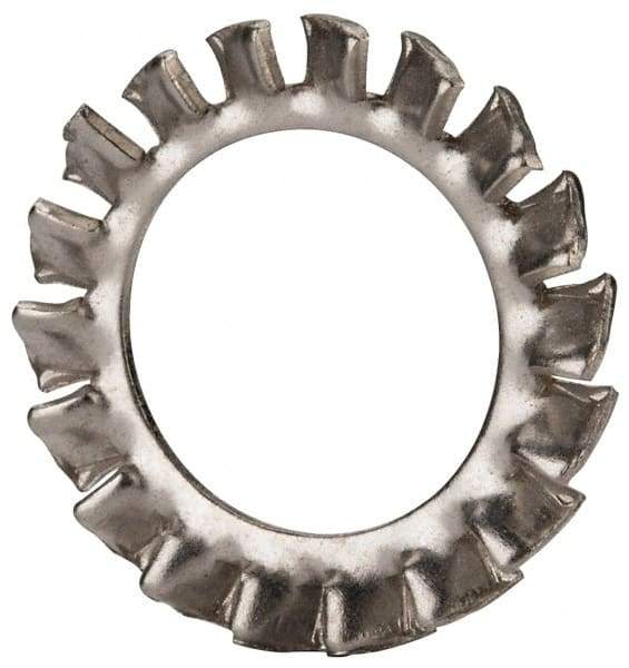 Value Collection - M14 Screw, 15mm ID, Stainless Steel External Tooth Lock Washer - 24mm OD, Uncoated, Grade 18-8 & Austenitic A2 - Americas Industrial Supply