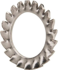 Value Collection - M22 Screw, 23mm ID, Stainless Steel External Tooth Lock Washer - 36mm OD, Uncoated, Grade 18-8 & Austenitic A2 - Americas Industrial Supply