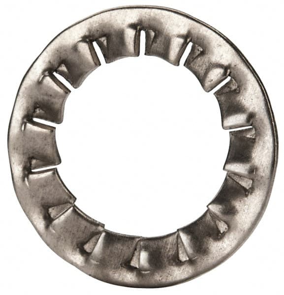 Value Collection - M14 Screw, 15mm ID, Stainless Steel Internal Tooth Lock Washer - 24mm OD, Uncoated, Grade 18-8 & Austenitic A2 - Americas Industrial Supply