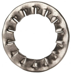 Value Collection - M14 Screw, 15mm ID, Stainless Steel Internal Tooth Lock Washer - 24mm OD, Uncoated, Grade 18-8 & Austenitic A2 - Americas Industrial Supply