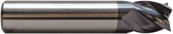 M.A. Ford - 5/8", 4 Flute, Single End, Solid Carbide, 0.03" Corner Radius End Mill - 3" OAL, 35/38° Helix, Right Hand Flute, 5/8" LOC, Right Hand Cut - Americas Industrial Supply
