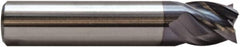 M.A. Ford - 7/32", 1/4" LOC, 1/4" Shank Diam, 2" OAL, 4 Flute, Solid Carbide Square End Mill - Single End, ALtima Finish, 35/38° Helix, Centercutting, Right Hand Cut, Right Hand Flute, Series 177 - Americas Industrial Supply