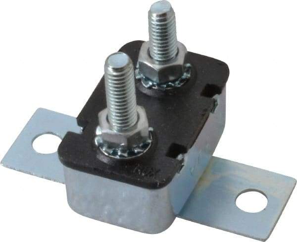 Value Collection - 30 Amp Automotive Heavy Duty Stud Terminal Circuit Breaker - Crosswise Bracket Mount, 1.259" Long x 0.838" Wide 0.652" High - Americas Industrial Supply