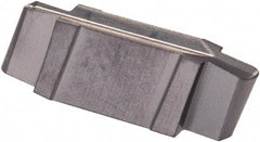 Iscar - 157079GIP Grade IC908, 1.57mm Cutting Width Carbide Grooving Insert - 2.69mm Max Depth of Cut, Neutral, 0.79mm Corner Radius, TiN/TiAlN Finish - Americas Industrial Supply