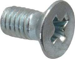 Value Collection - M3x0.50 Metric Coarse, 6mm OAL Phillips Drive Machine Screw - Flat Head, Grade 4.8 Steel, Zinc-Plated Finish, Without Washer - Americas Industrial Supply