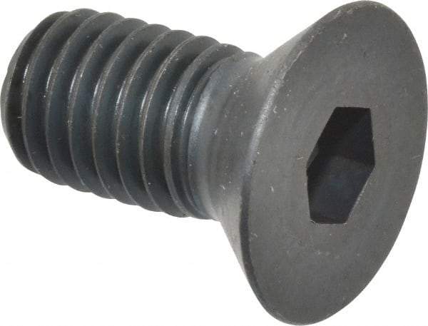 Holo-Krome - 1/2-13 UNC Hex Socket Drive, 82° Flat Screw - Alloy Steel, Black Oxide Finish, Fully Threaded, 1" OAL - Americas Industrial Supply