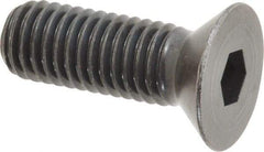 Holo-Krome - 1/2-13 UNC Hex Socket Drive, 82° Flat Screw - Alloy Steel, Black Oxide Finish, Fully Threaded, 1-1/2" OAL - Americas Industrial Supply