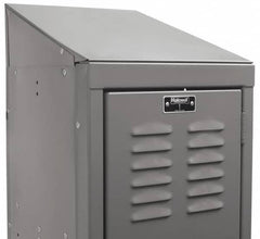Hallowell - 18" Wide x 7" High x 21" Deep, Locker Slope Top - Americas Industrial Supply