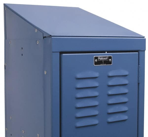 Hallowell - 12" Wide x 4" High x 12" Deep, Locker Slope Top - Americas Industrial Supply