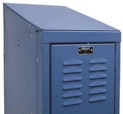 Hallowell - 12" Wide x 6" High x 18" Deep, Locker Slope Top - Americas Industrial Supply