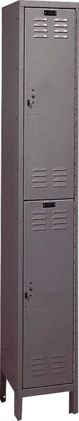 Hallowell - 2 Door, 2 Tier, ValueMax Wardrobe Lockers - Americas Industrial Supply