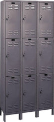 Hallowell - 9 Door, 3 Tier, ValueMax Wardrobe Lockers - Americas Industrial Supply
