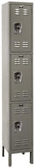 Hallowell - 3 Door, 3 Tier, Ready-Built Wardrobe & Box Lockers - Americas Industrial Supply