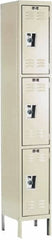 Hallowell - 3 Door, 3 Tier, Ready-Built Wardrobe & Box Lockers - Americas Industrial Supply