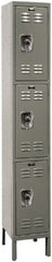 Hallowell - 3 Door, 3 Tier, Ready-Built Wardrobe & Box Lockers - Americas Industrial Supply